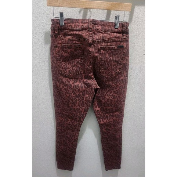 Excellent Joes Size 27 High Rise Skinny Leopard Print Jeans - Picture 11 of 11